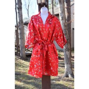 Vintage Y2K Butterfly Kimono Robe